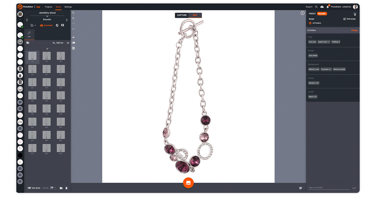 Automating post-processing operations across product images