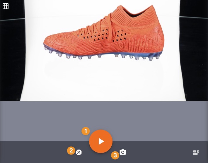 Image capture sequence control interface