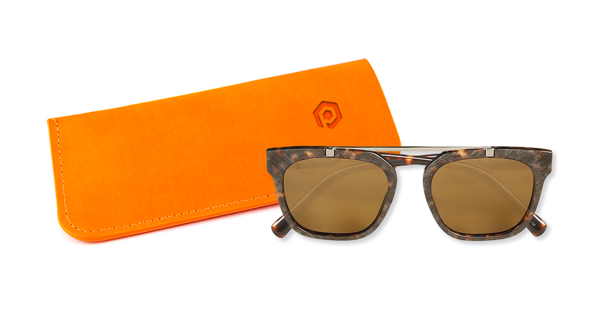 Product photo sunglasses with case