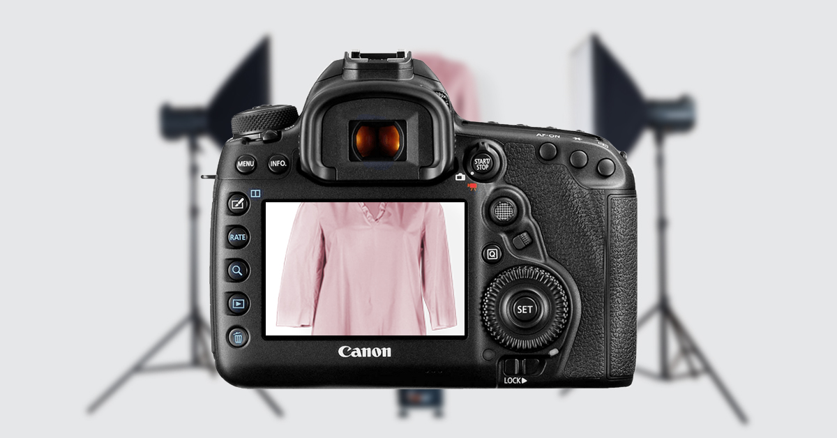 Capturing product photos on ghost mannequin