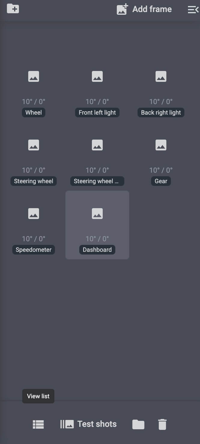 Drag and drop workflow steps for easy organization.