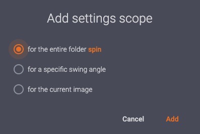 Add settings scope options