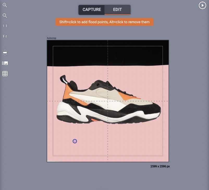 Post flood background removal