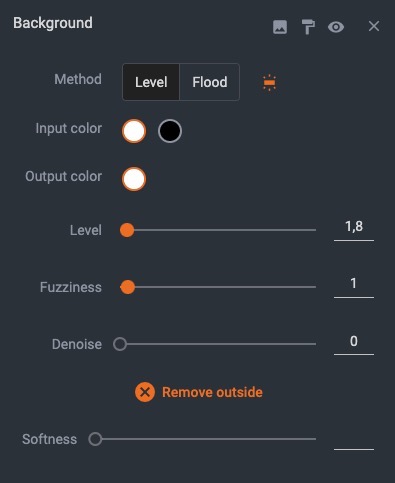 Background removal automation software