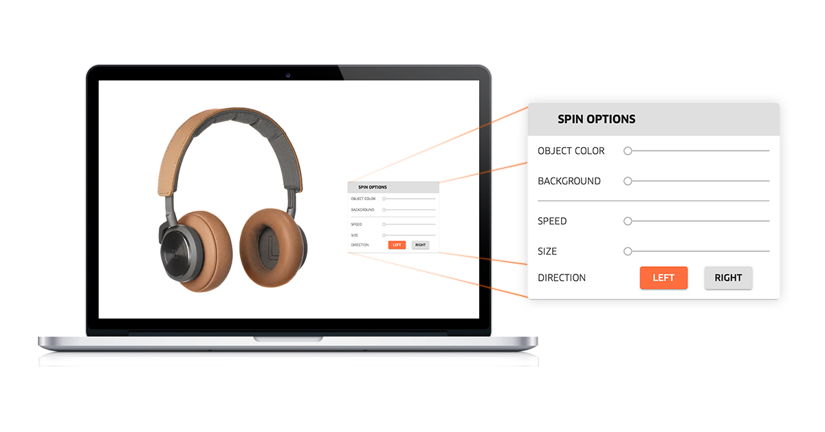 Online spin image viewer