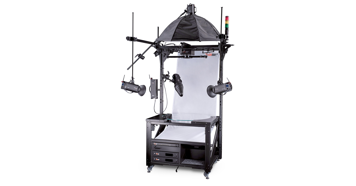 Rotary photography turntable setup