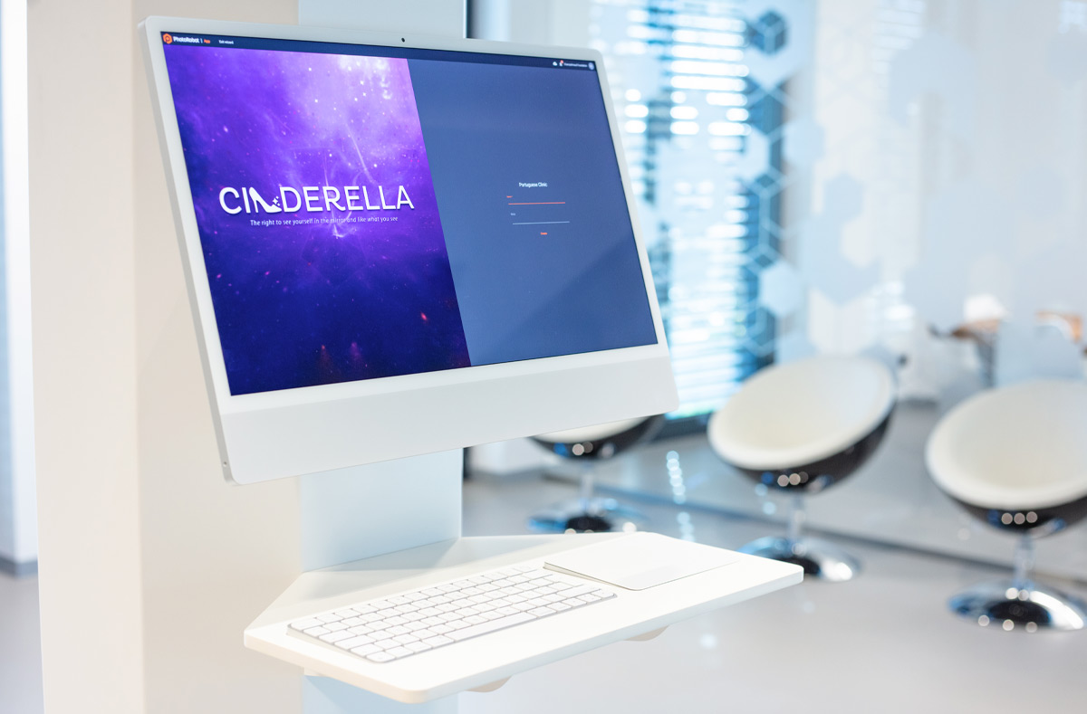 Medical photography system start screen