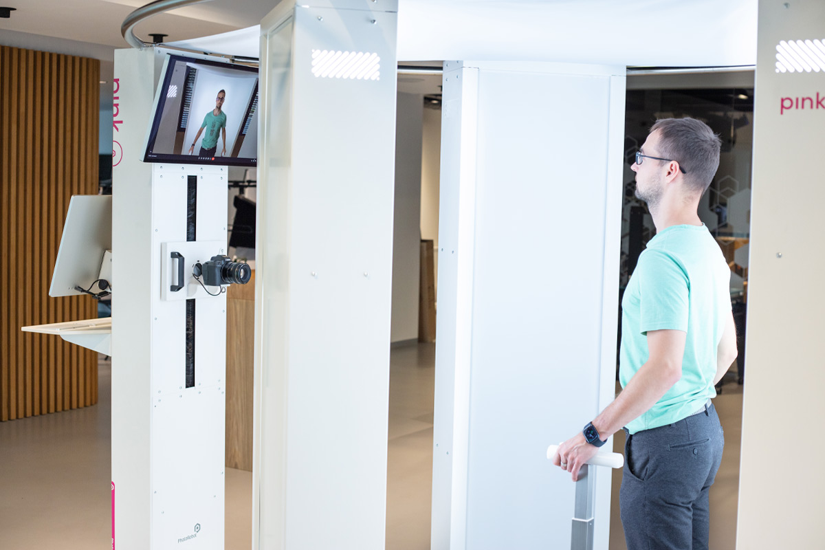 Clinical photography system set up in health center