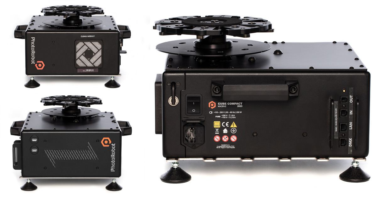 Cube Compact photography robot design features