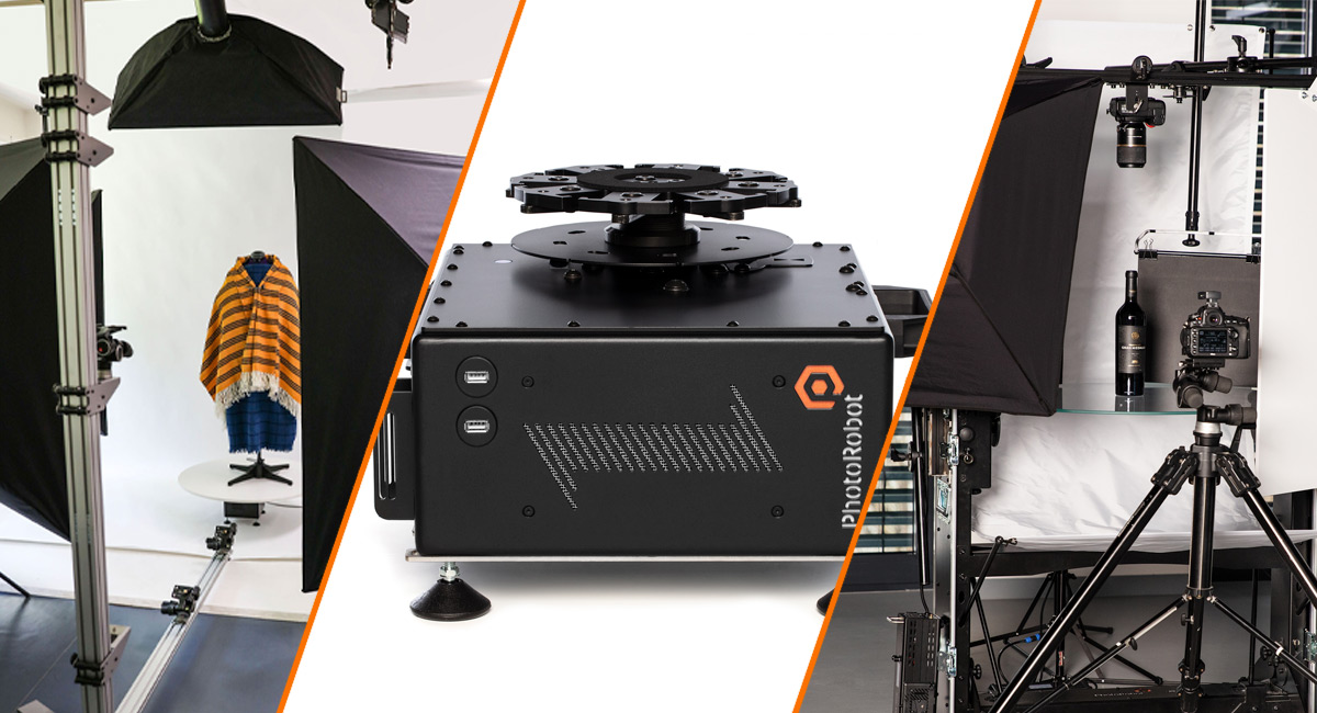 Photography studio equipment by PhotoRobot