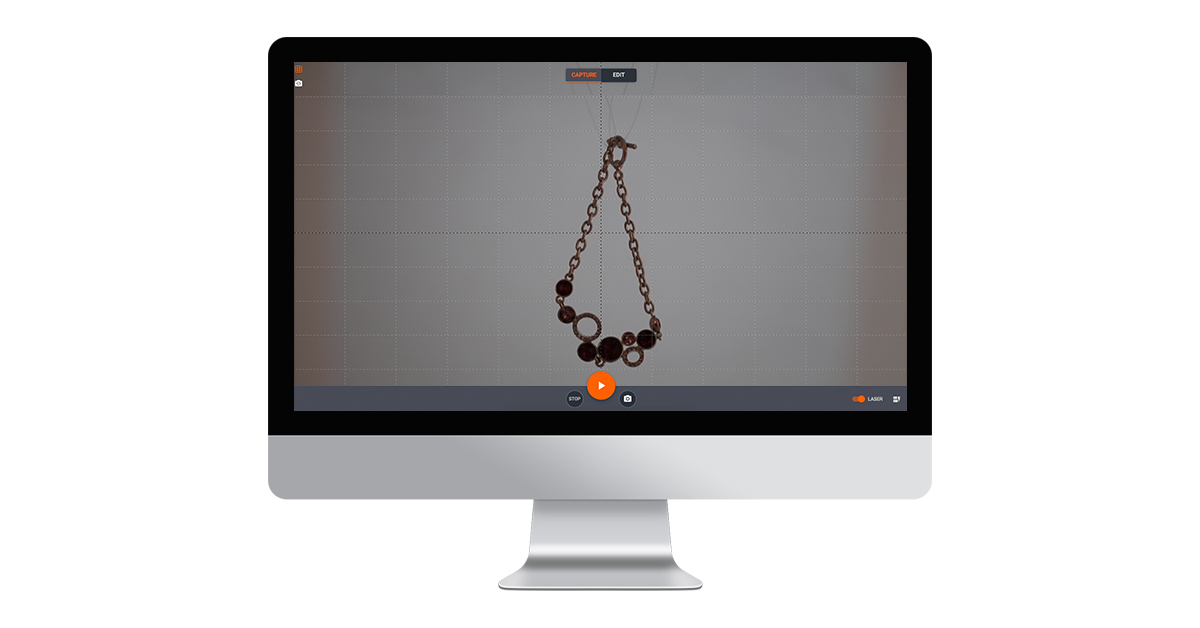 Previewing jewelry test shots before photoshoots