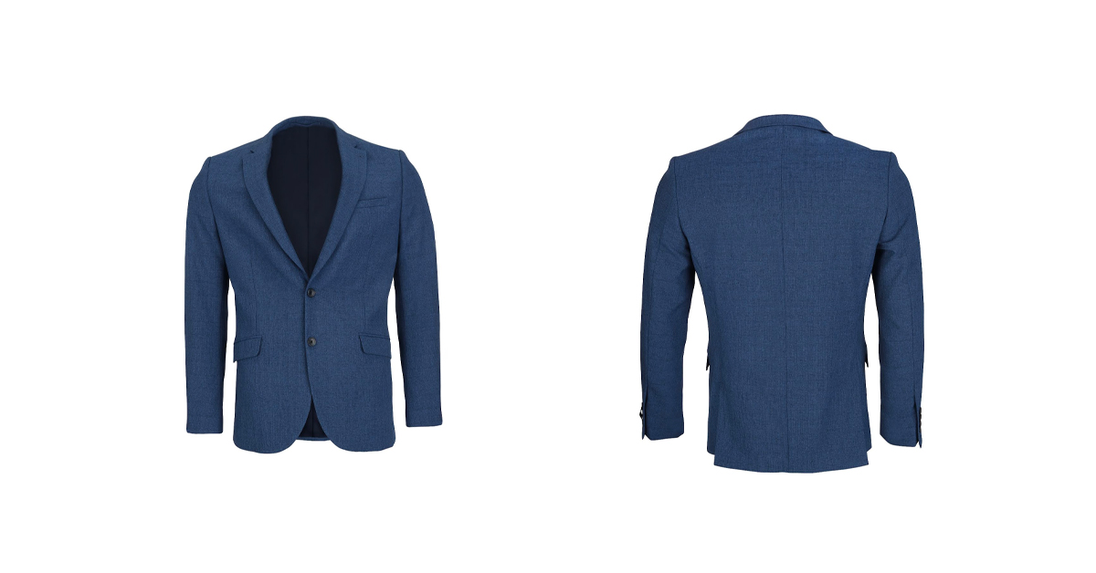 Invisible person effect blazer product photos