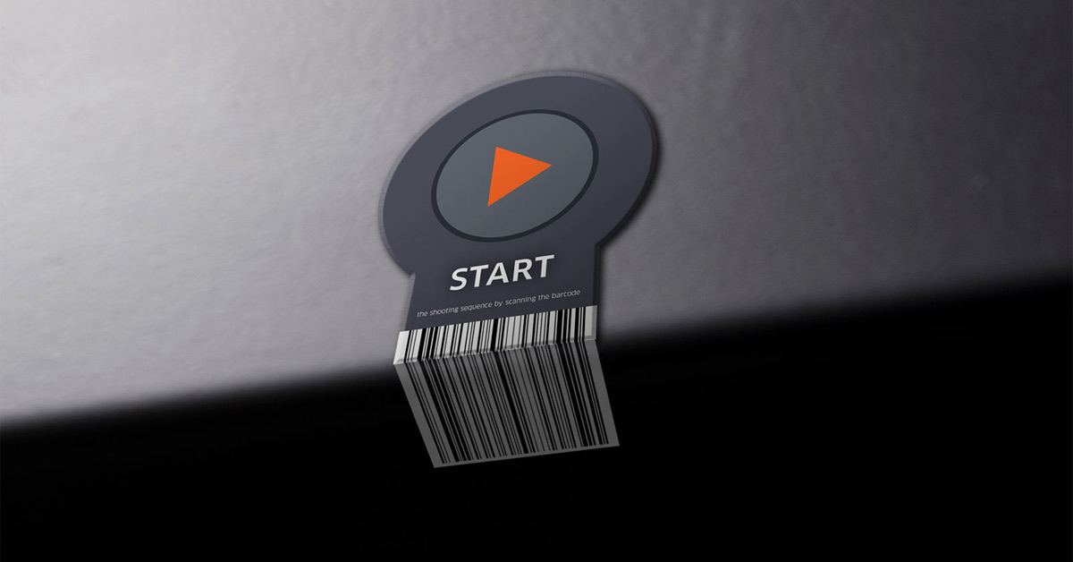 Start barcodes enable the start of an automated photography sequence by scanning.