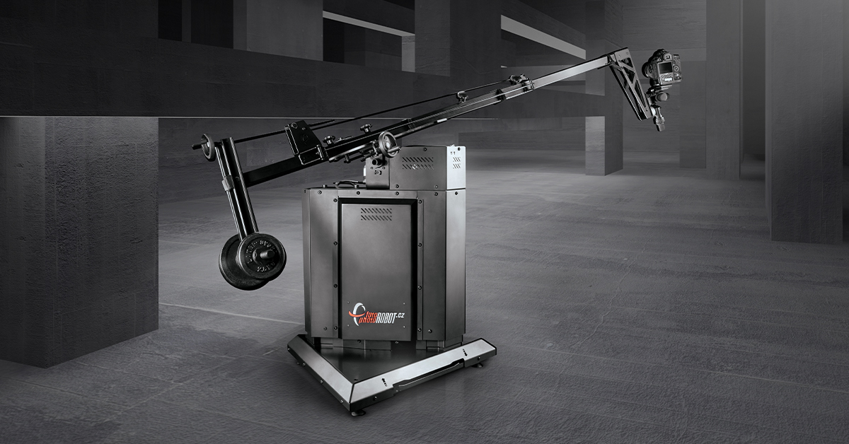 Robotic camera arm for automating elevation and capture.