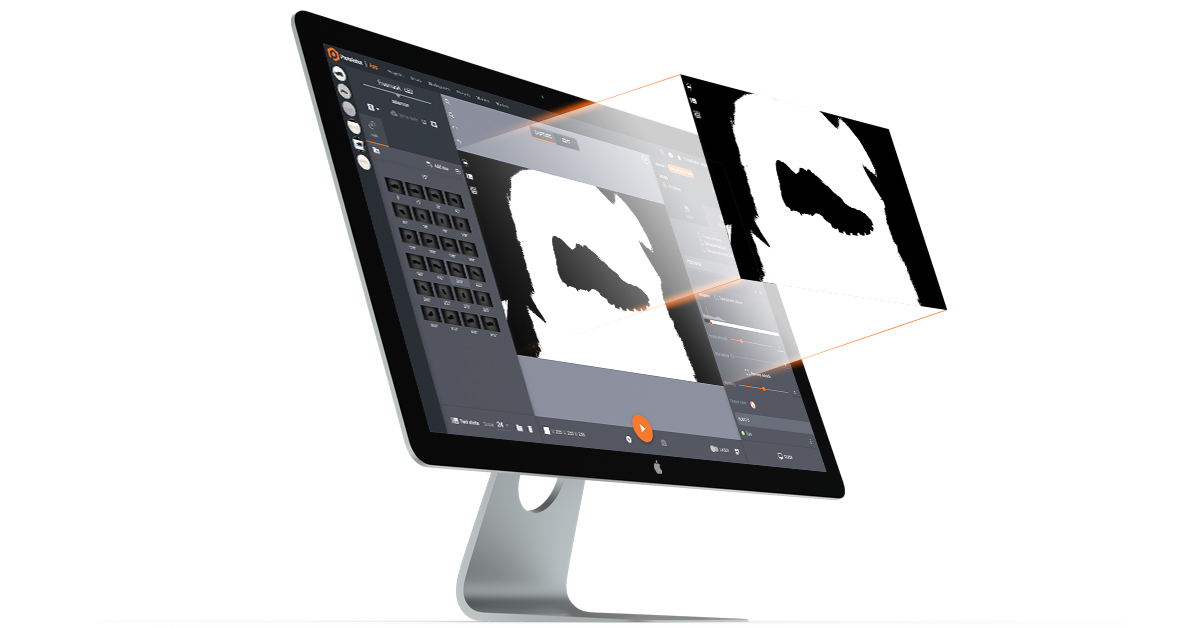 Background removal photo editing user interface.