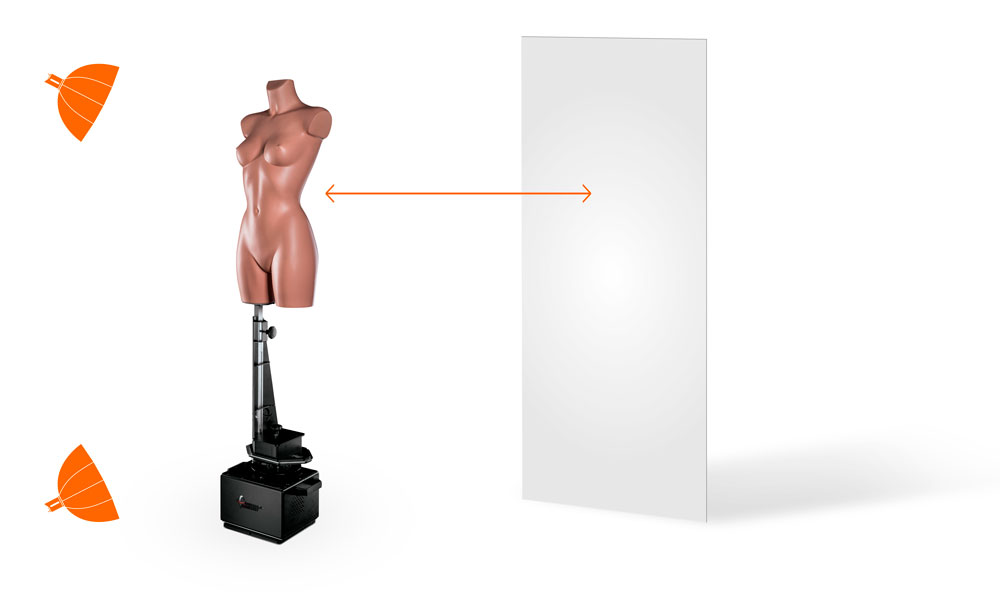 Mannequin and Cube easily transported.