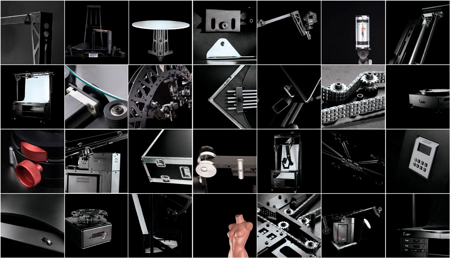 Professional product photography equipment