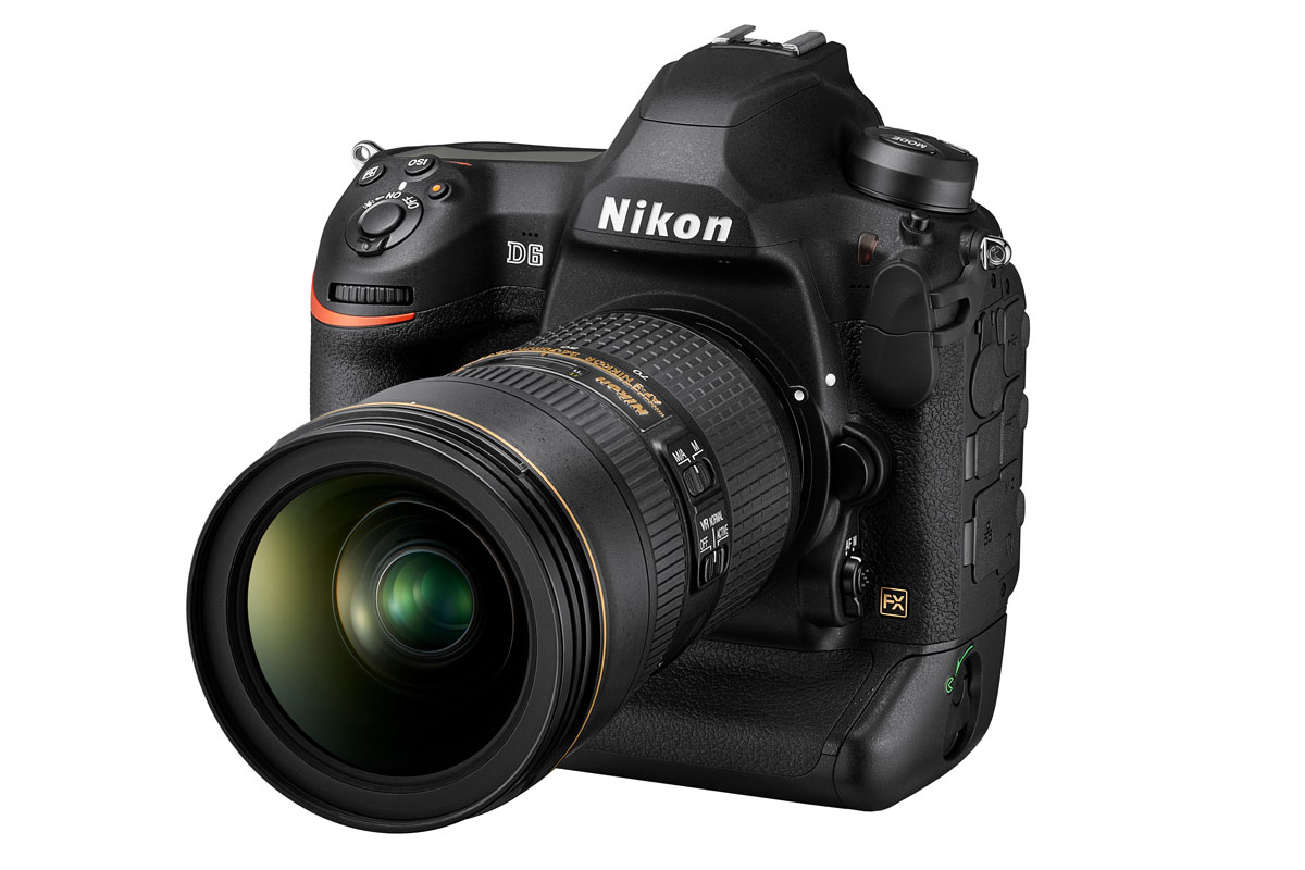 Nikon D6 camera model.
