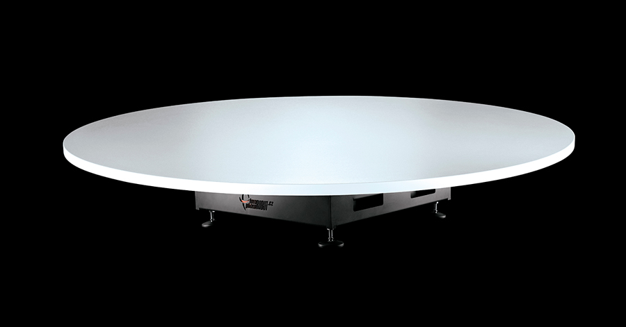 Rotary photography turntable platform