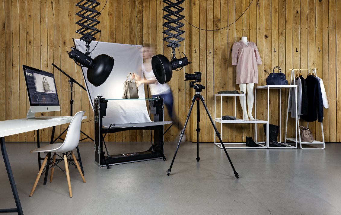 Product photography studio setup