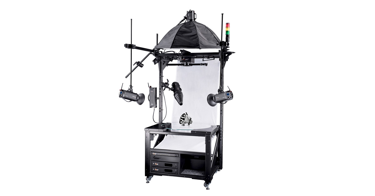 3D photography turntable setup