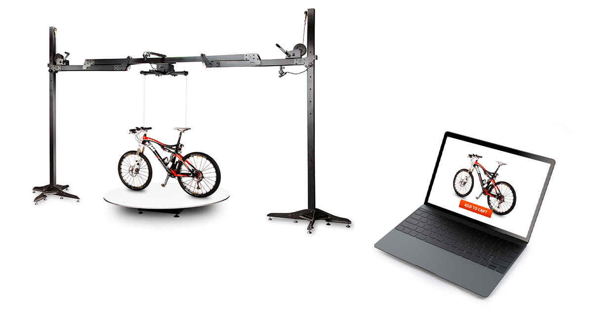 Product photography studio equipment