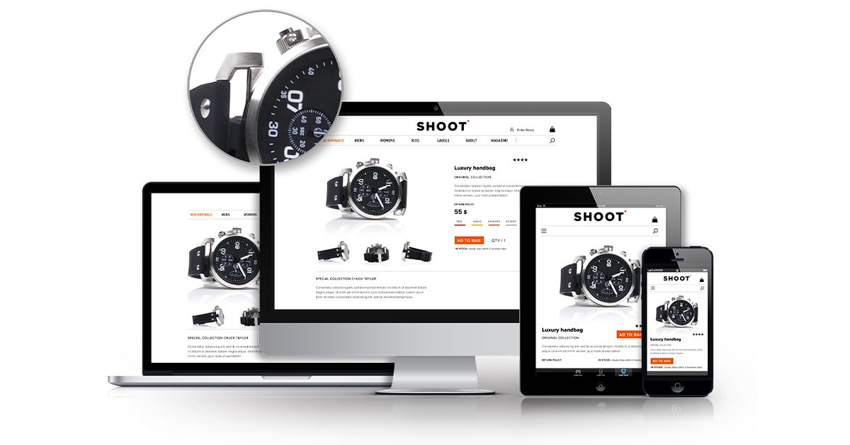 Viewing products in 360 degrees on multiple devices.