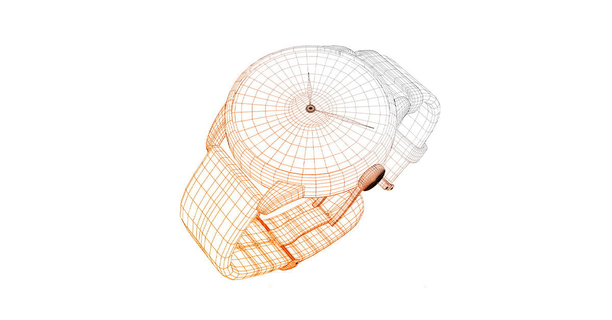 3D wire model of watch for sale online.