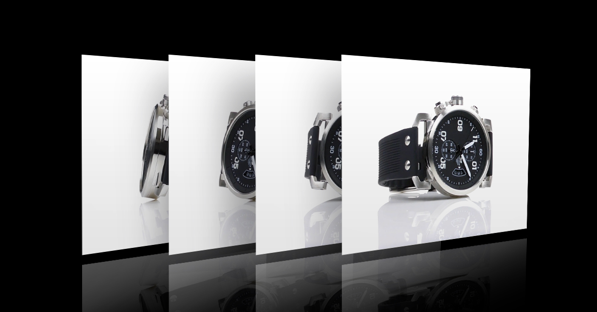 3D photos showing product in 4 different angles. 