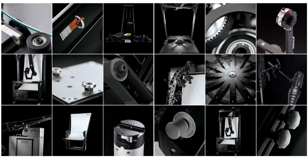 360 degree and 3D photography equipment