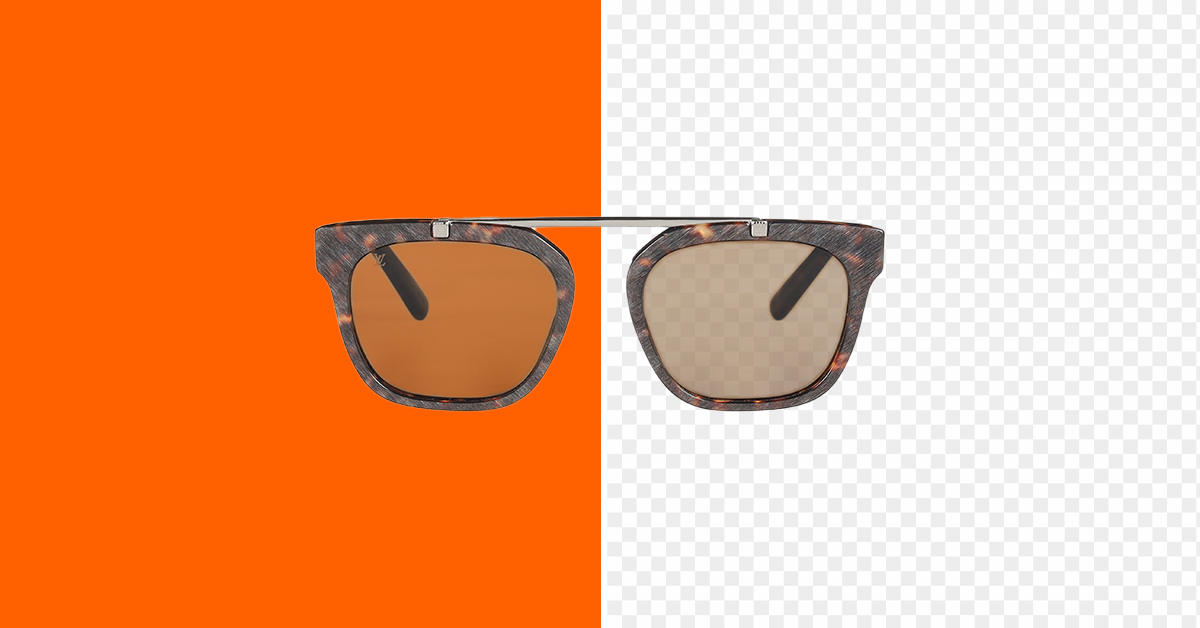 Color vs transparent background product photos