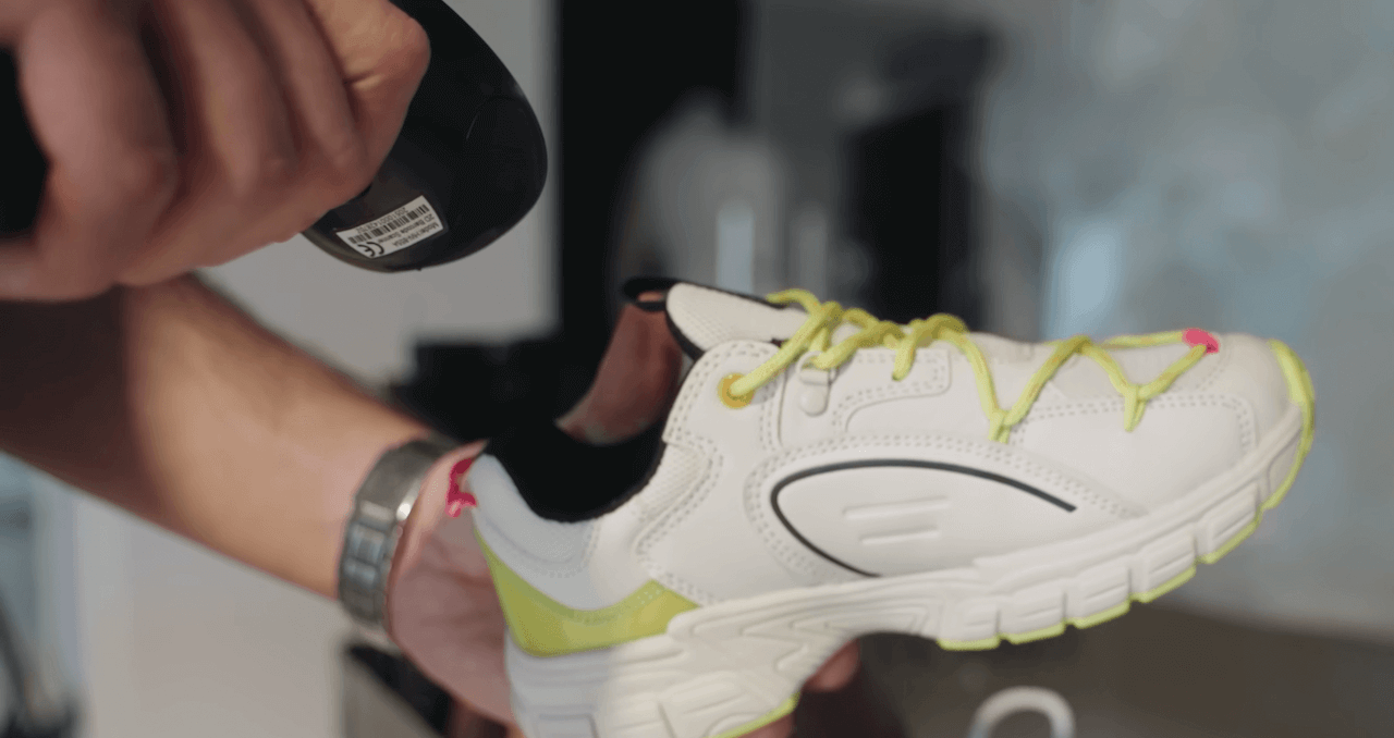 Scan item barcodes to identify the object to capture in the software.