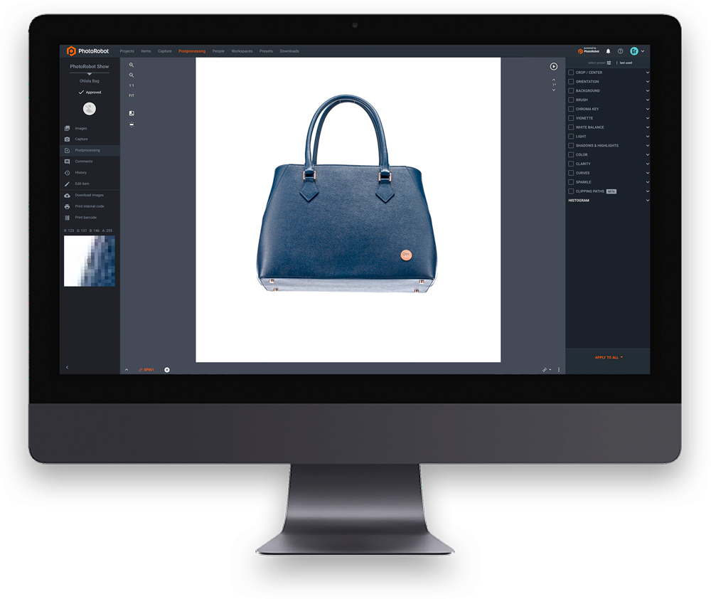 Automated photo editing software