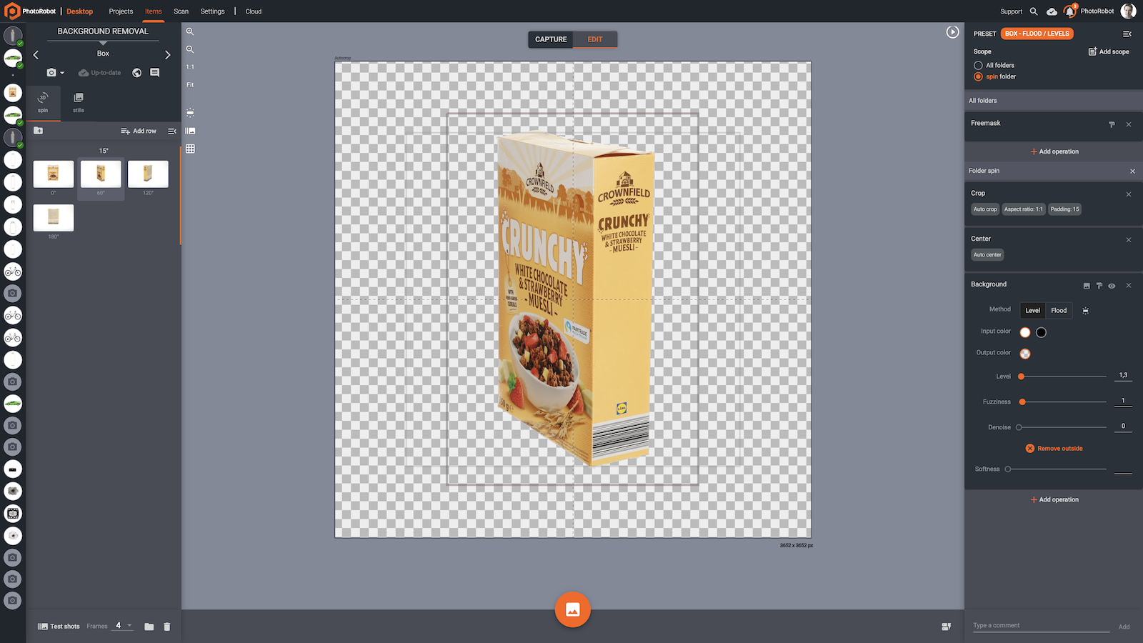 Adjust background brightness by levels until it disappears.